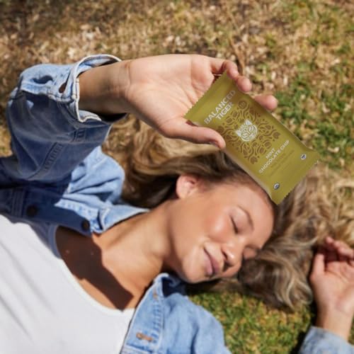 Organic Functional Mushroom Vegan Protein Bars | Made in USA | Full Dose (1500mg) Lions Mane, Chaga, Reishi & Cordyceps Bars | Plant Protein Bars w/ Adaptogens & Superfoods