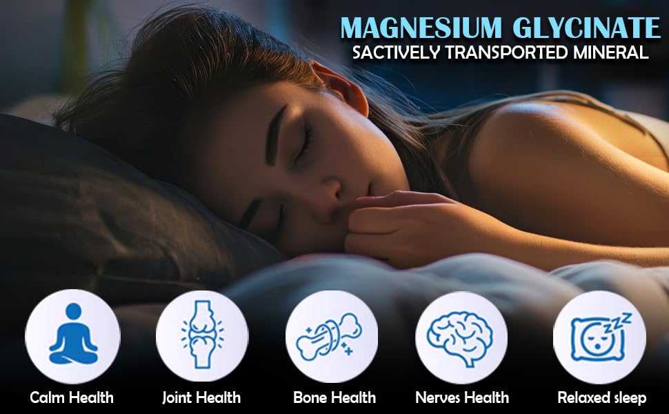 Chelamax Magnesium Glycinate.Dead Sea Sourced, 100% Chelated Magnesium for Sleep Support, Muscle Cramps, Bone Health. Made in USA, 3rd Party Tested,Heavy Metal Free,Glicinato de Magnesio Capsules.