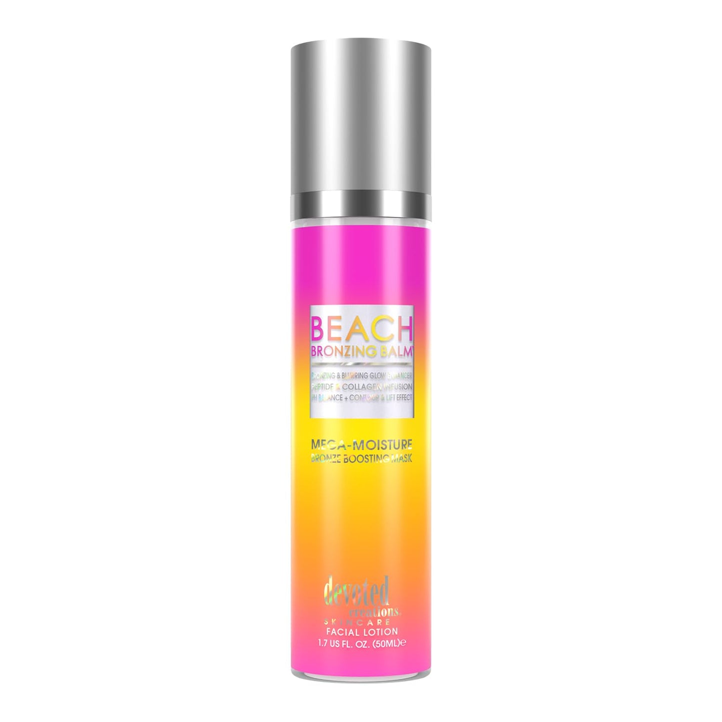 Devoted Creations Beach Bronzing Balm - Peptide & Collagen Infused pH Balancing Contour & Lift Effect Mega-Moisture Bronze Boosting Mask