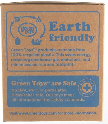 Green Toys Rescue Boat with Helicopter Red, 1 EA