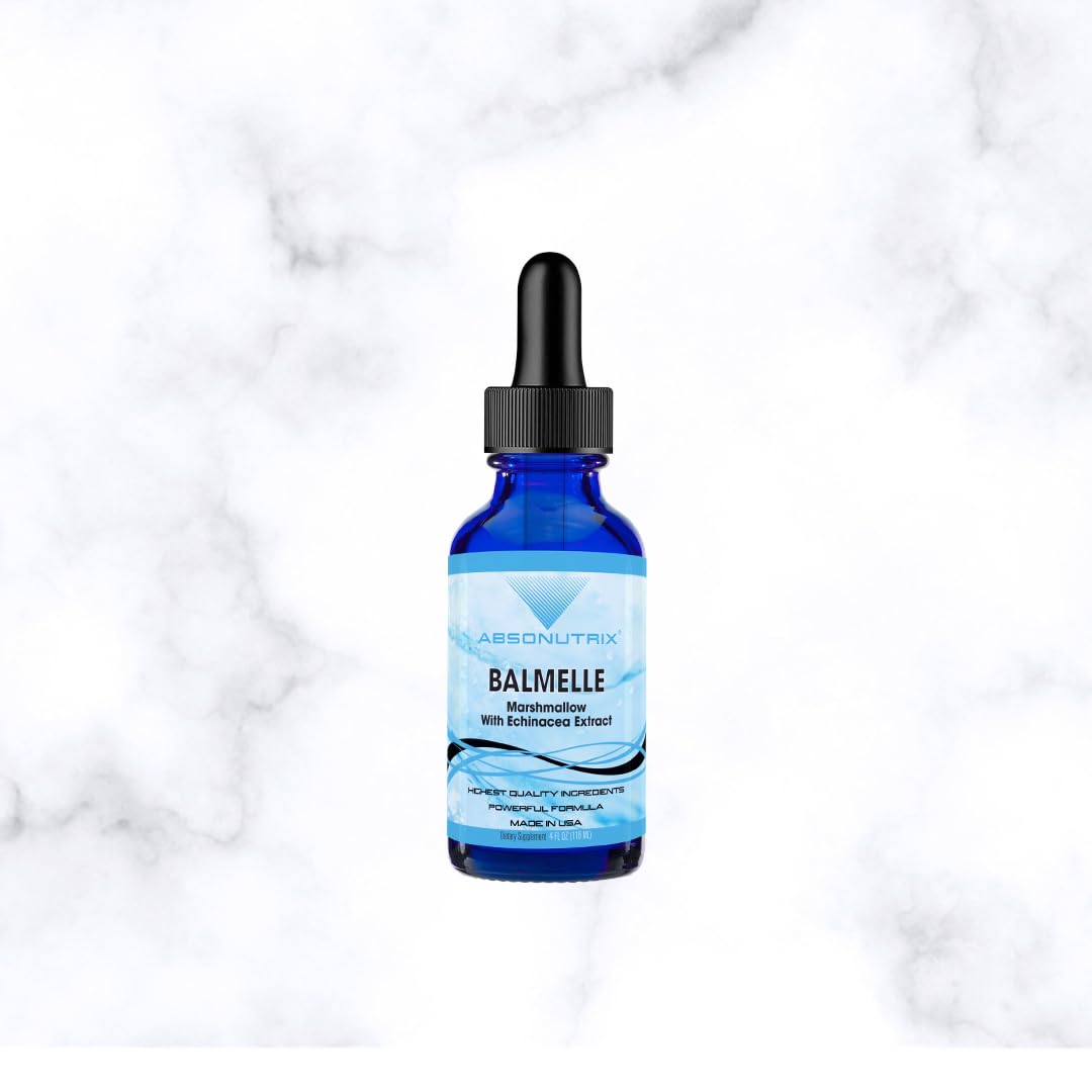 Absonutrix Balmele, 390 mg, 4 FL OZ Liquid, 302 Servings, Made in USA, Plant-Based Ingredients, Echinacea, Marshmallow Root, Gluten-Free, Non-GMO