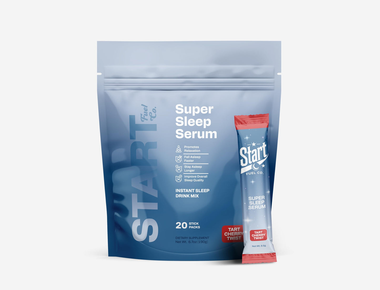 Super Sleep Serum, Tart Cherry Twist, 20 Stick Packs, Natural Sleep Support