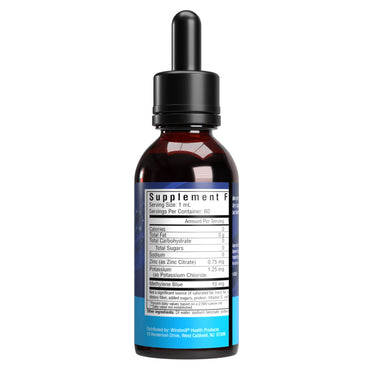 RX Select MitoBlue, Methylene Blue 1%, Solution with Balanced Electrolyte, Health Supplement for Humans – High Cognitive Support, Antioxidant Support, Pharmaceutical Grade, Made in The USA, 2fl oz