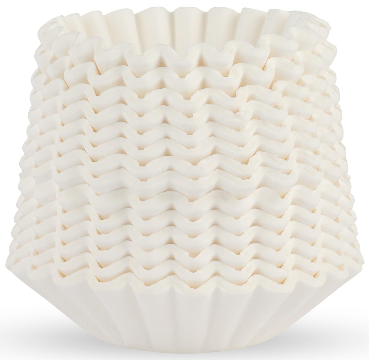 Tupkee Coffee Filters 8-12 Cups - 1400 Count, Basket Style, White Paper, Chlorine Free Coffee Filter, Made in the USA