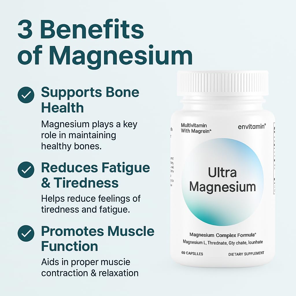 envitamin Ultra Magnesium Glycinate, L-Threonate & Taurinate