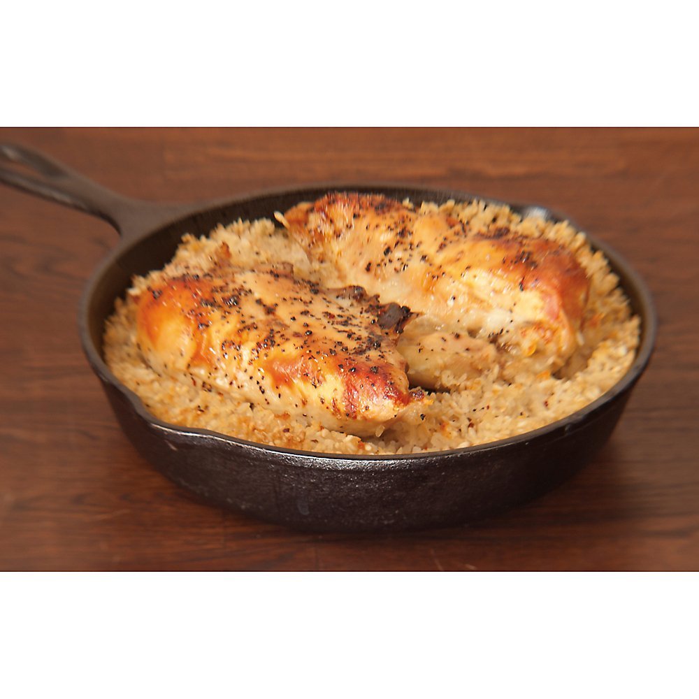 Lodge Cast Iron Pre-Seasoned Skillet – Signature Teardrop Handle - Use in the Oven, on the Stove, on the Grill, or Over a Campfire