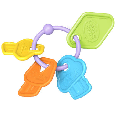 Green Toys First Keys & Board Book - Motor Skills, Kids Learning and Reading Set. Safe for Babies and Toddlers. No BPA, phthalates, PVC. Dishwasher Safe, Recycled Plastic, Made in USA.