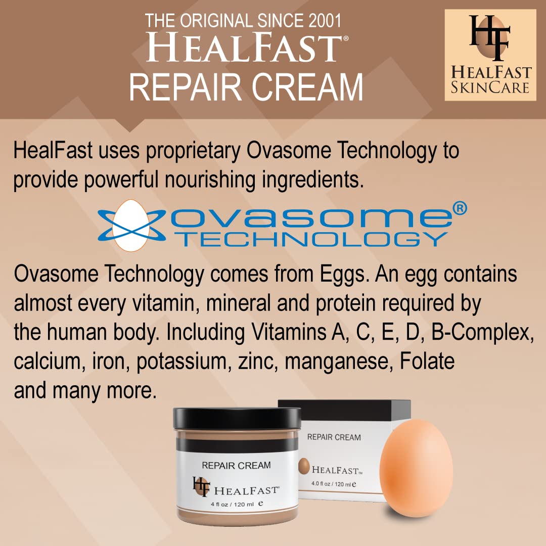 HealFast Sensitive Skin Repair Moisturizing Cream 4 Oz – For Dry, Itch– Fights Rashes, Dryness, Stretch Marks, Sunburn and Bed Sores – Herbal and Food Based Ingredients