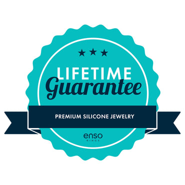 Enso Rings Bevel Classic Silicone Wedding Ring – Hypoallergenic Unisex Wedding Band – Comfortable Band for Active Lifestyle – 8mm Wide, 2.16mm Thick Slate