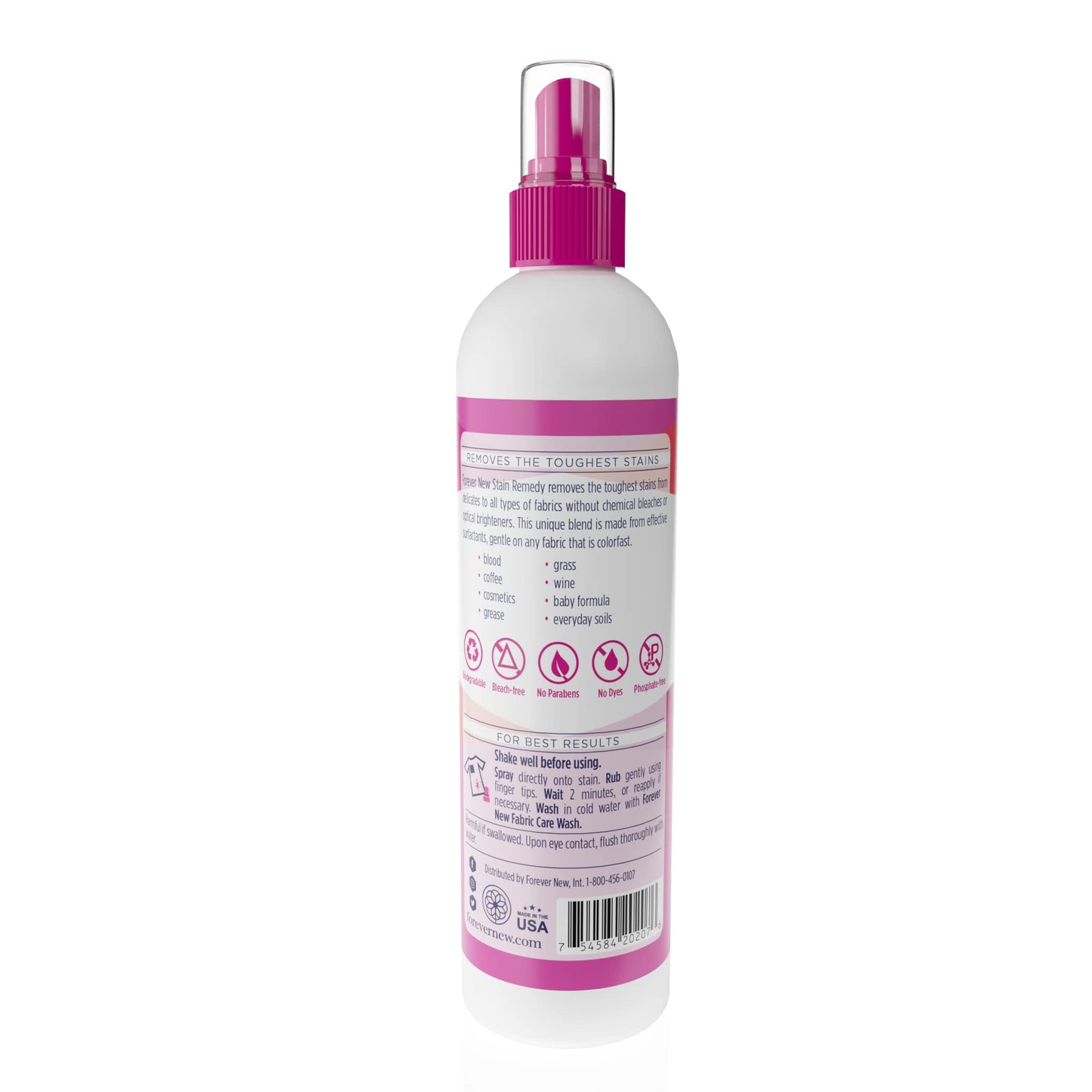 FOREVER NEW Stain Remedy Spray - Fabric Stain Remover - 7 Fl Oz
