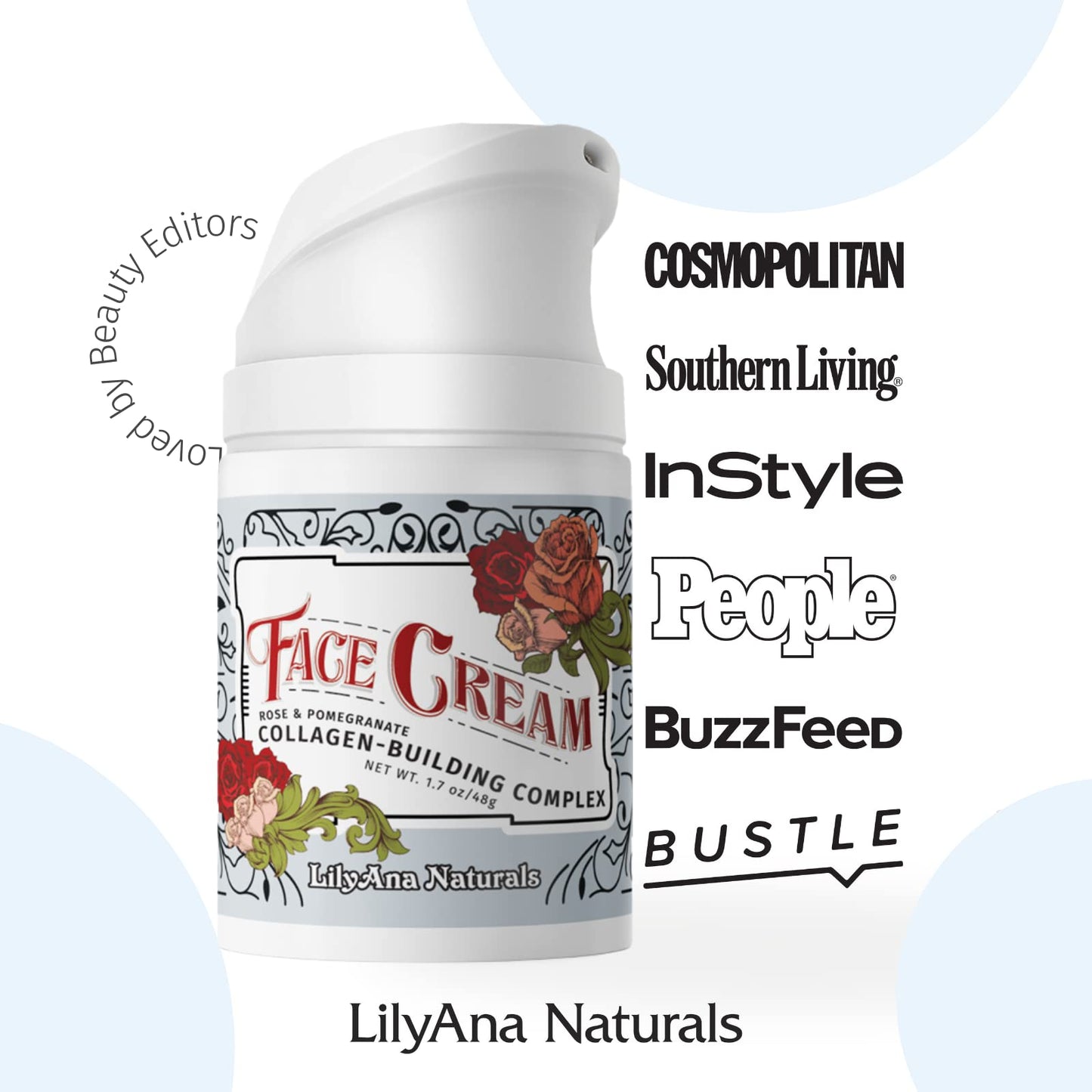 LilyAna Naturals Anti Aging Retinol Cream and Face Cream Bundle 1.07 oz - Retinol Moisturizer for Face and Anti-Aging Wrinkle Cream for Face, Helps With Dry Skin and Dark Spot Brightening