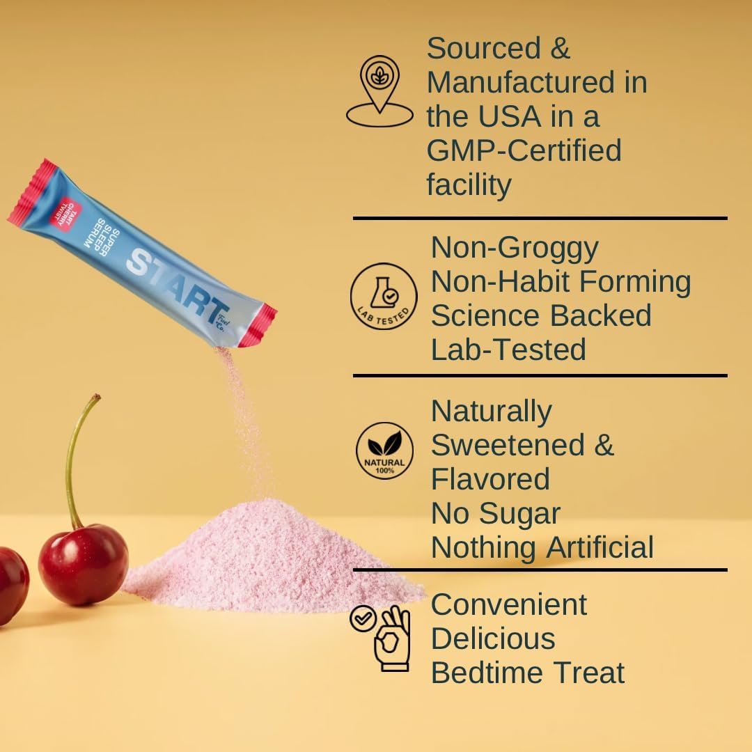 Super Sleep Serum, Tart Cherry Twist, 20 Stick Packs, Natural Sleep Support