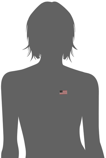 Authentic Official American Flag Enamel Lapel Pin Proudly Made In USA Gold Lapel Pin