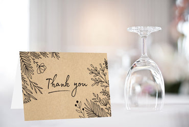Spark Ink 36 Floral Thank You Cards with Envelopes, 4 1/2 x 6 1/4 in, Made in USA