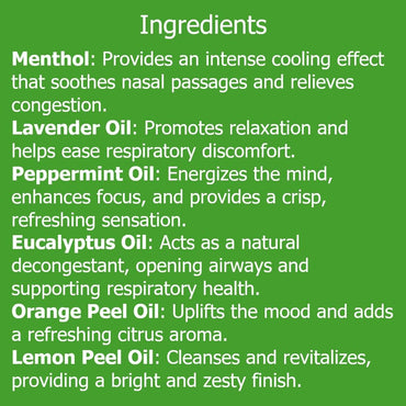 Nasal Sticks (Wintermint) – Nasal Inhaler Stick for Allergy Support, Sinus Relief, Focus Boost – Menthol Vapor Inhalers with Essential Oils (Relief)