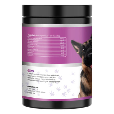 Hemp Calming Chews for Dogs (Chicken Flavor) 200pc Dog Calming Treat and Bites with Hemp Oil - Anxiety and Stress Relief Treats for Dogs Puppy Melatonin Sleep Aid Calm Dog with Noise,Thunder,Barking,Separation,Chewing