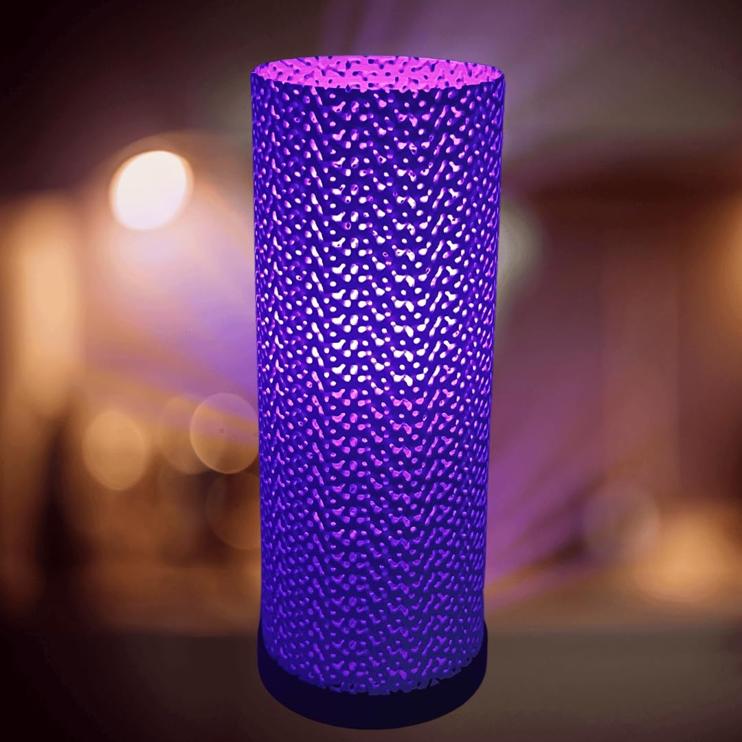 Surface Beam Lamp | Innovative Lamp for Night Stands, End Tables, & Coffee Tables | Ambient Color Changing Lighting | Made in USA (Surface, White)