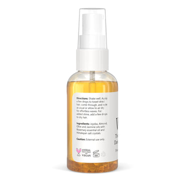 WAVE, Damage Control Hair Oil with Jojoba | Thermal Heat Protector for Sun, Flat Iron, Hot Blow Dry, Blowout to Prevent Damage and Breakage | Sulfate Free Natural Hair Styling Product Made in USA