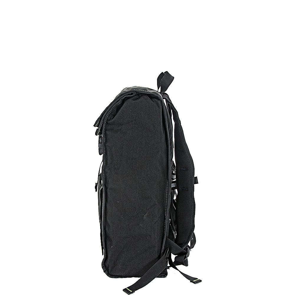 Green Guru Gear Commuter Upcycled Made in USA Backpack Black, 18-Liter