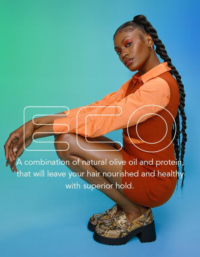Eco Style Gel Olive Oil Styling - Adds Shine and Tames Split Ends - Delivers Moisture to Scalp - Nourishes And Repairs - Provides Weightless and Superior Hold - Ideal for all Hair - 8 oz
