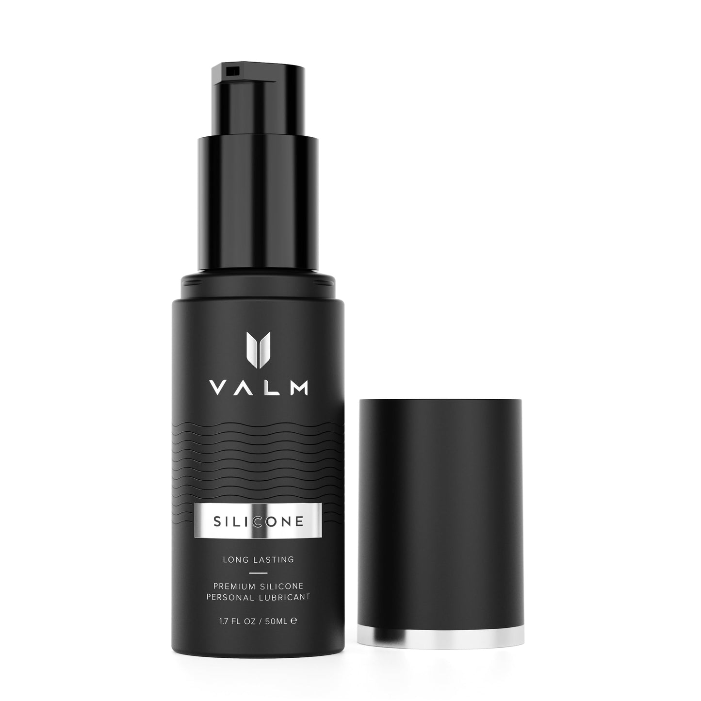 Valm Silicone Lube, Long Lasting, Silicone-Based Personal Lubricant for Men, Women, & Couples, 1.7 Fl Oz