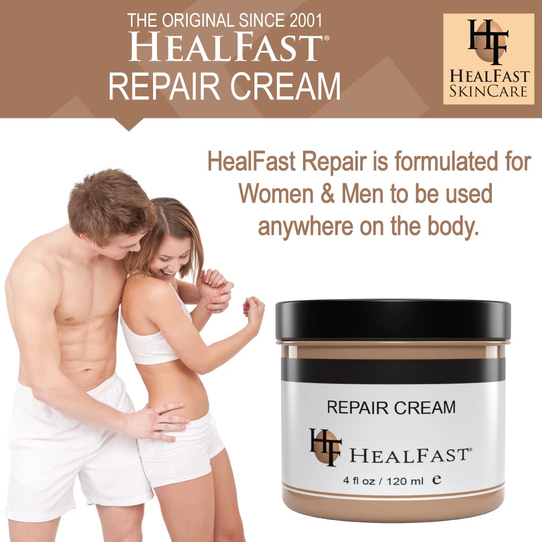 HealFast Sensitive Skin Repair Moisturizing Cream 4 Oz – For Dry, Itch– Fights Rashes, Dryness, Stretch Marks, Sunburn and Bed Sores – Herbal and Food Based Ingredients