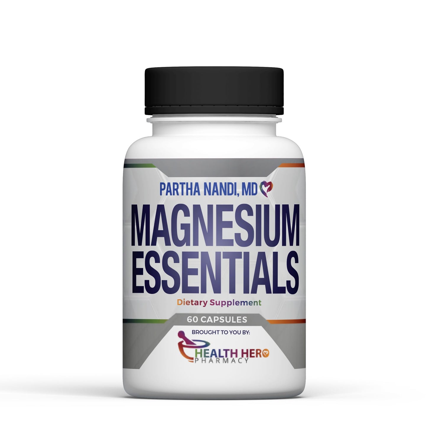 Dr. Nandi's Triple Magnesium Complex Supplement โ Magnesium Citrate, Malate & Glycinate โ Supports Sleep, Stress, Muscle, Nerve & Heart Health โ High Absorption Formula โ 235MG โ 60 Capsules