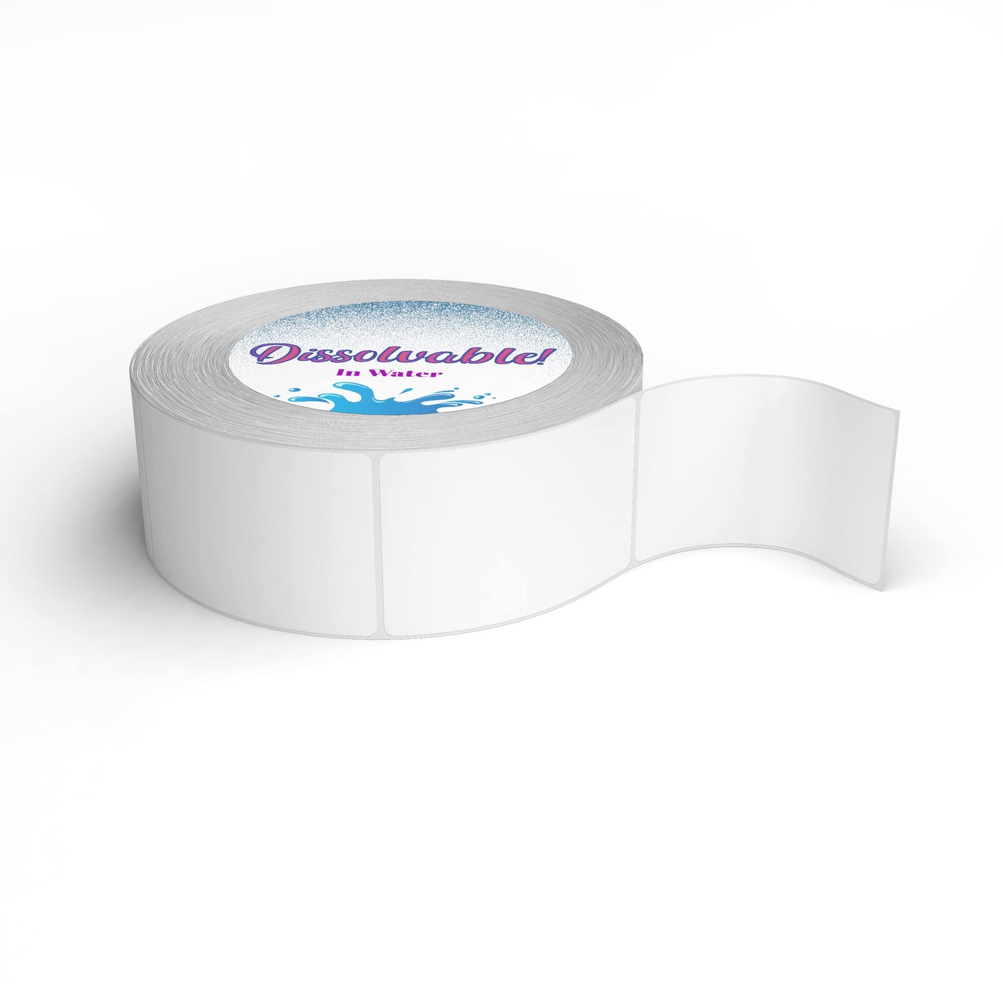 Blank White 1 X 2 Dissolvable Food Labels - Washes Off Qucikly No Residue - for Food Prepe and Rotation, Canning and More! Made in The USA