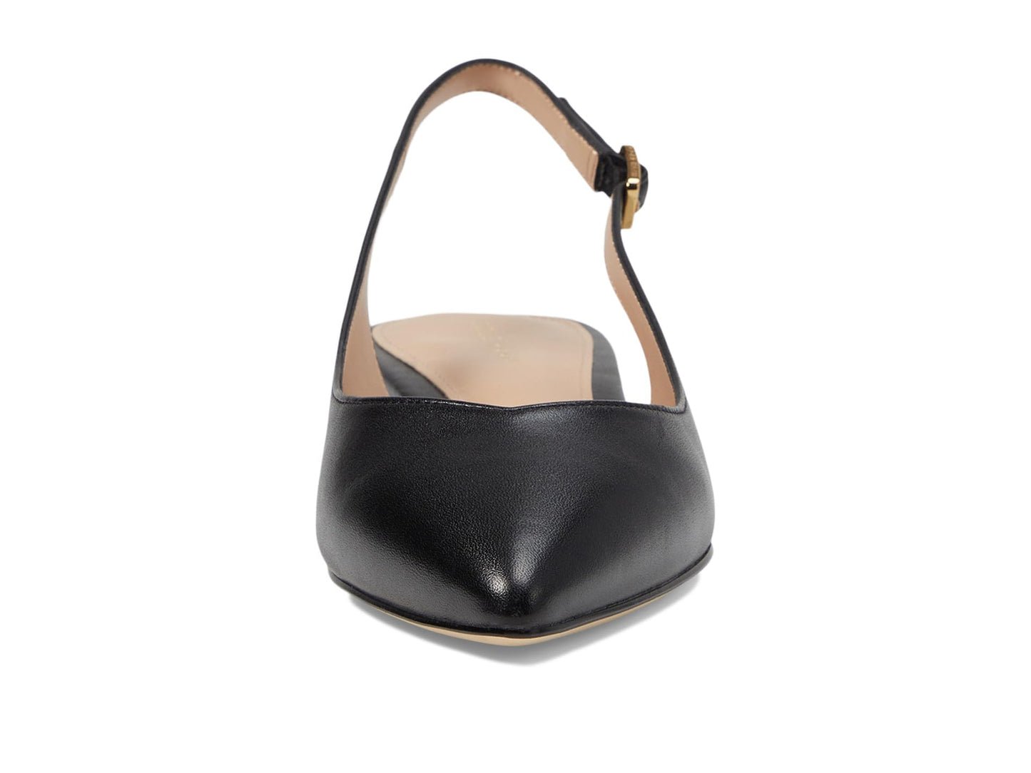 Cole Haan Women's Mazie Slingback Flat Loafer, Black Leather, 9