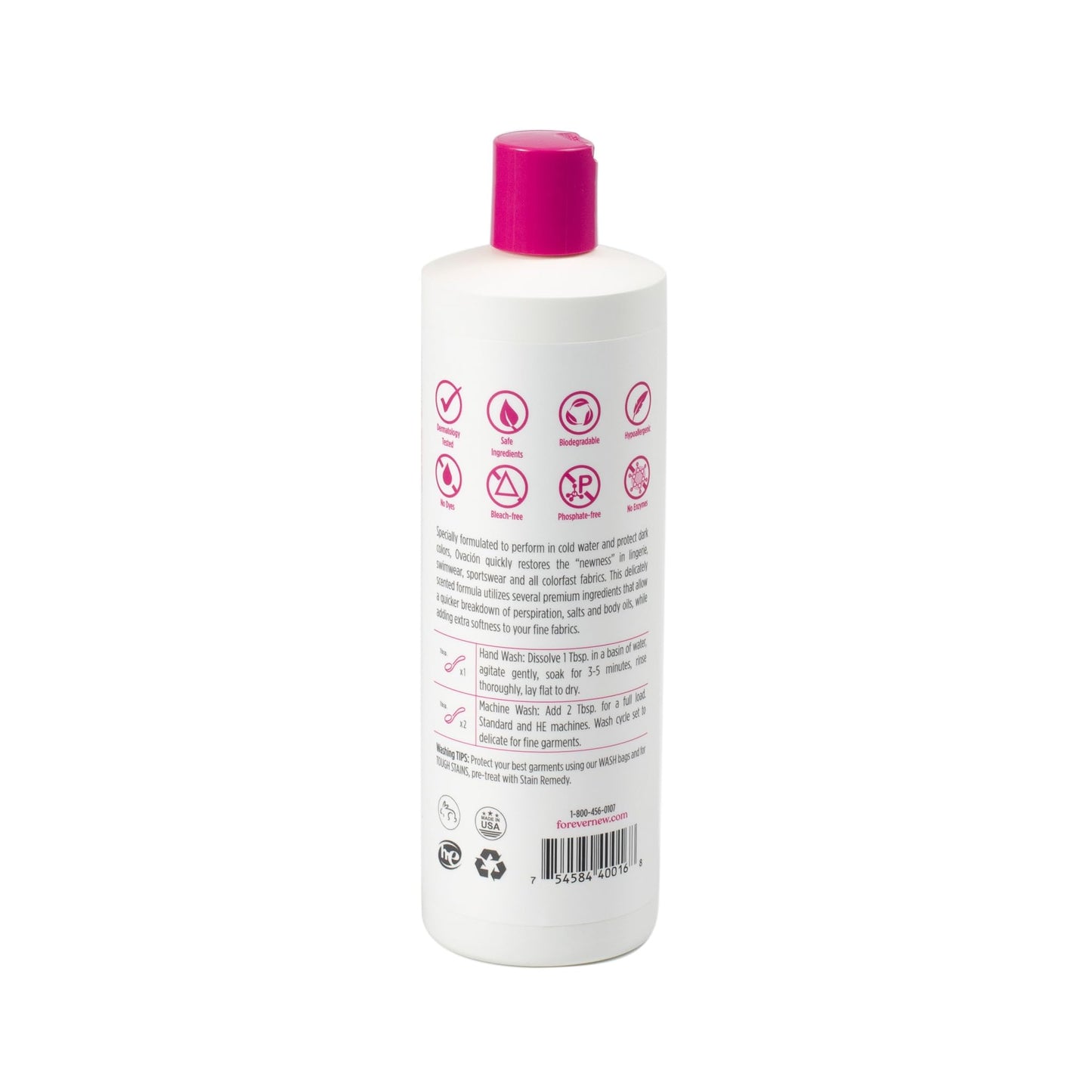 Ovacion by FOREVER NEW Liquid Laundry Detergent - Fine Delicates Wash - Scented, 16 Fl Oz