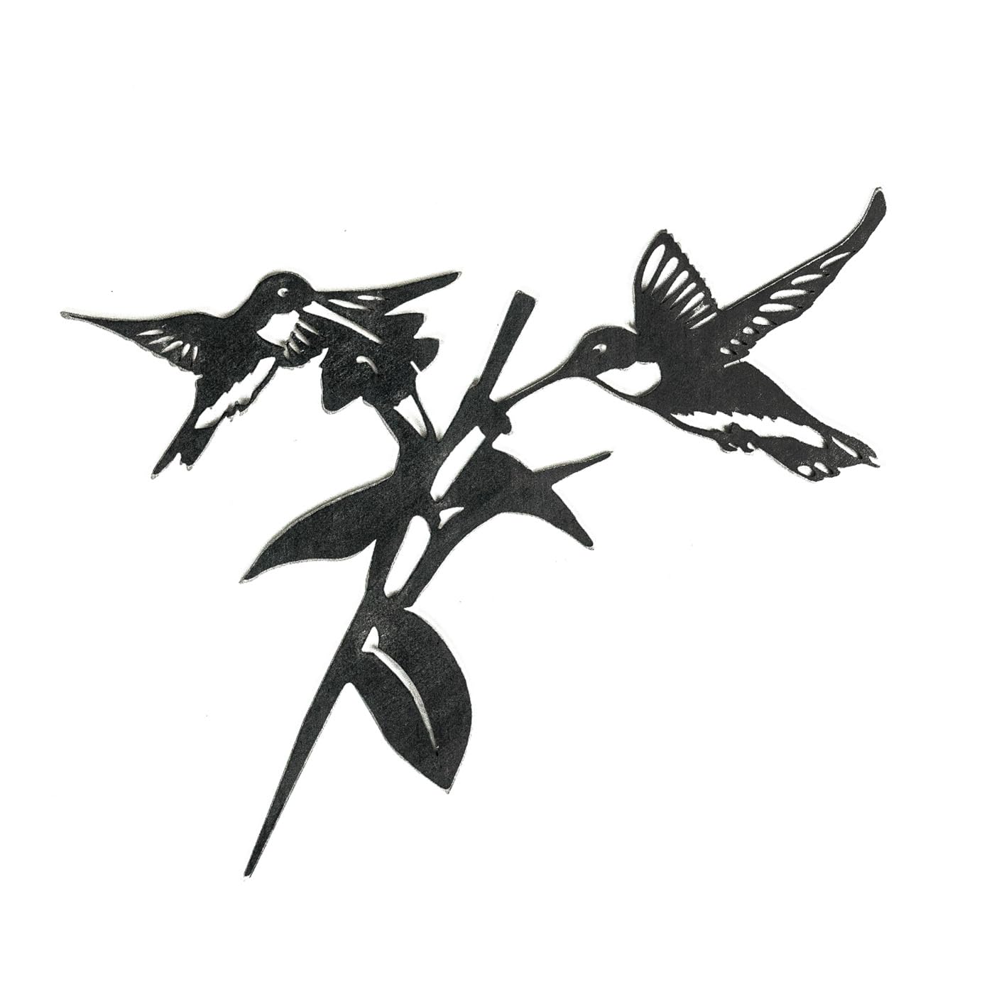 METALBIRD - Hummingbird Honeys - Outdoor Tree Ornaments in Corten Steel - Metal Art Proudly Made in The USA