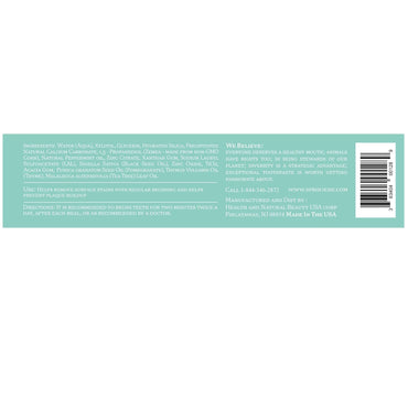 SprinJene Natural Total Care Fluoride Free Toothpaste – Patented Formula with Black Seed Oil & Zinc – Dry Mouth Toothpaste for Fresh Breath & Strong Teeth – Made in The USA (1 Pack)