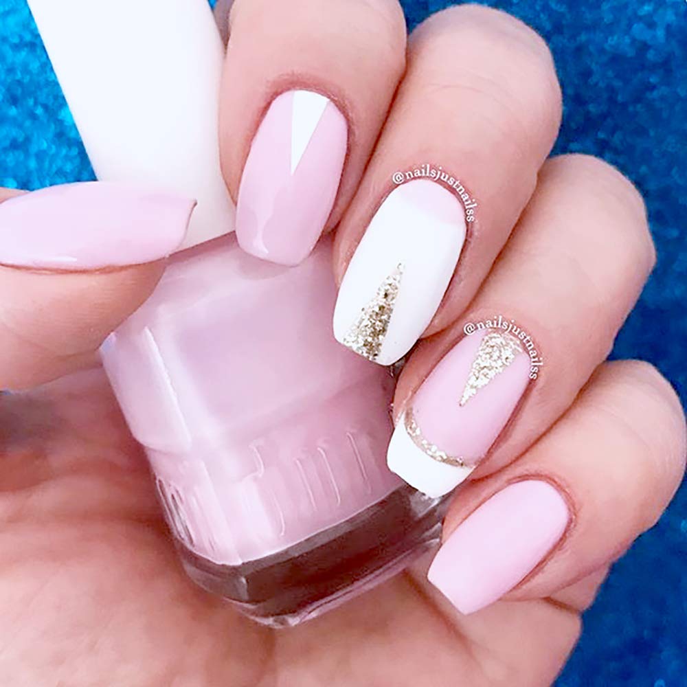 duri Nail Polish, 309 Iced Roses, French Manicure, Semi-Sheer Coverage, Glossy Finish, Quick Drying, Lasting, 0.45 Fl Oz