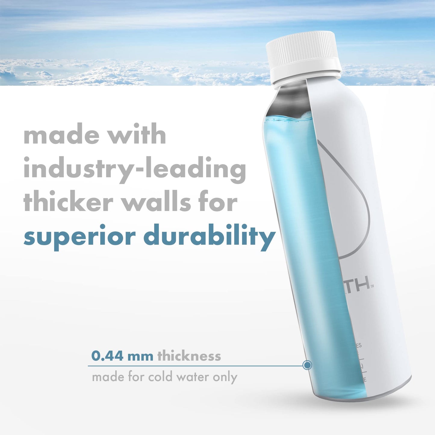 PATH Still Bottled Water - Ultra-Purified, pH-Balanced Purified Water in Aluminum Bottle - BPA-Free, Reusable, Infinitely Recyclable - Crisp, Refreshing Taste 20.3 fl oz (Pack of 4)
