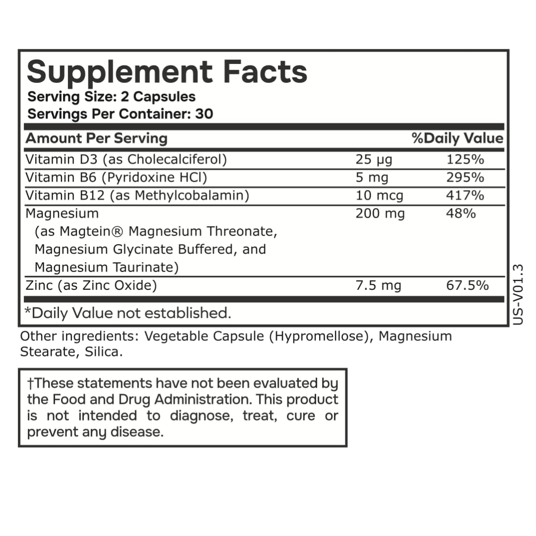 envitamin Ultra Magnesium Glycinate, L-Threonate & Taurinate