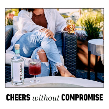 RITUAL ZERO PROOF Gin Alternative | Award-Winning Non-Alcoholic Spirit | 25.4 Fl Oz (750ml) | Zero Calories | Sustainably Made in USA | Make Delicious Alcohol Free Cocktails
