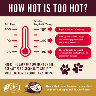 Hemp Well New Hemp Balm for Pets and People - Organic Pet Balm, Dogs and Cats, Human - Relieves Dryness and Cracking for Paws, Skin, and Nose, 2 oz.