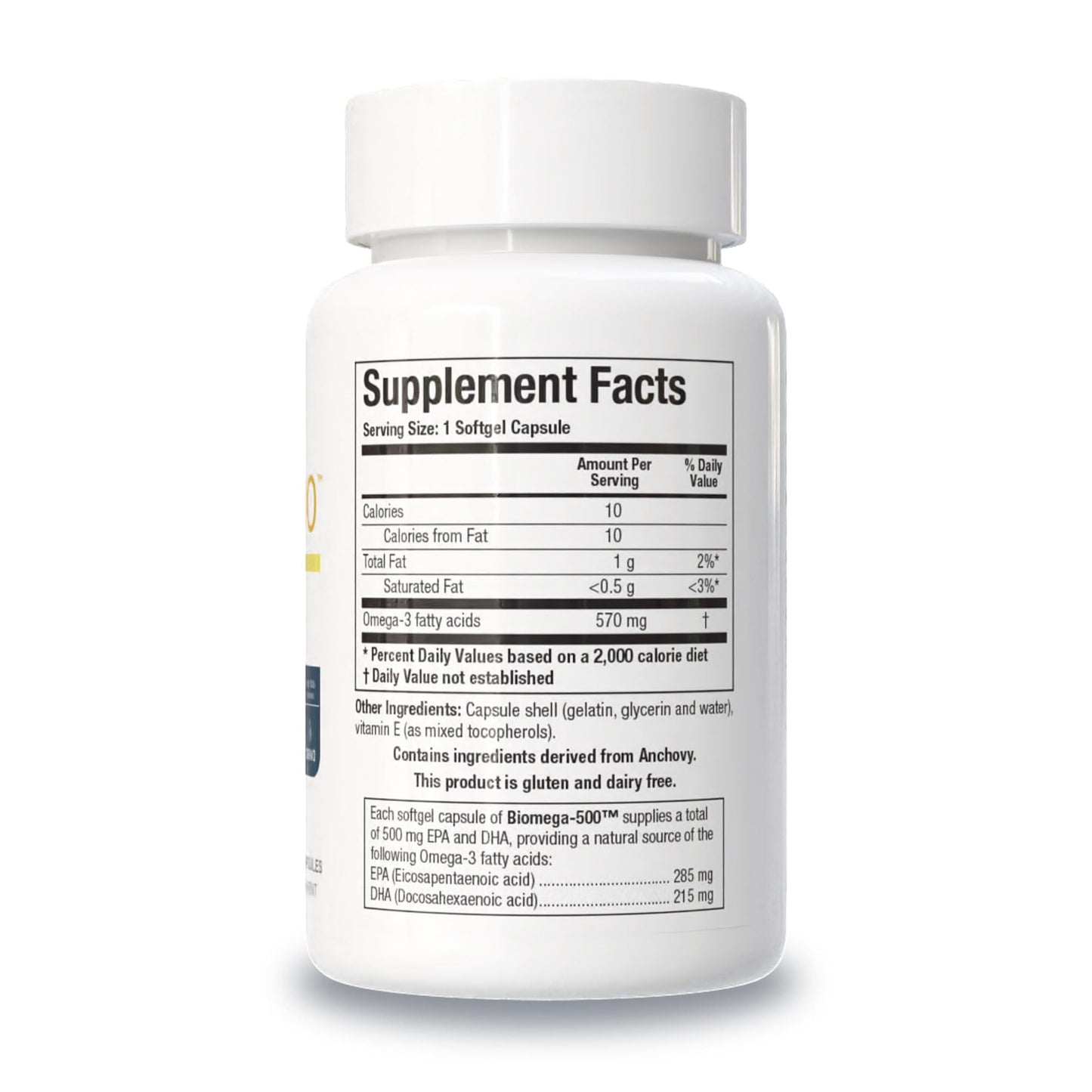Biotics Research Biomega 500 Omega 3 Fish Oil Supplement, Highly Concentrated Fish Oil with EPA/DHA, Omega 3 Fatty acids, Supports Immune and Cardiovascular 90 Softgel Capsules