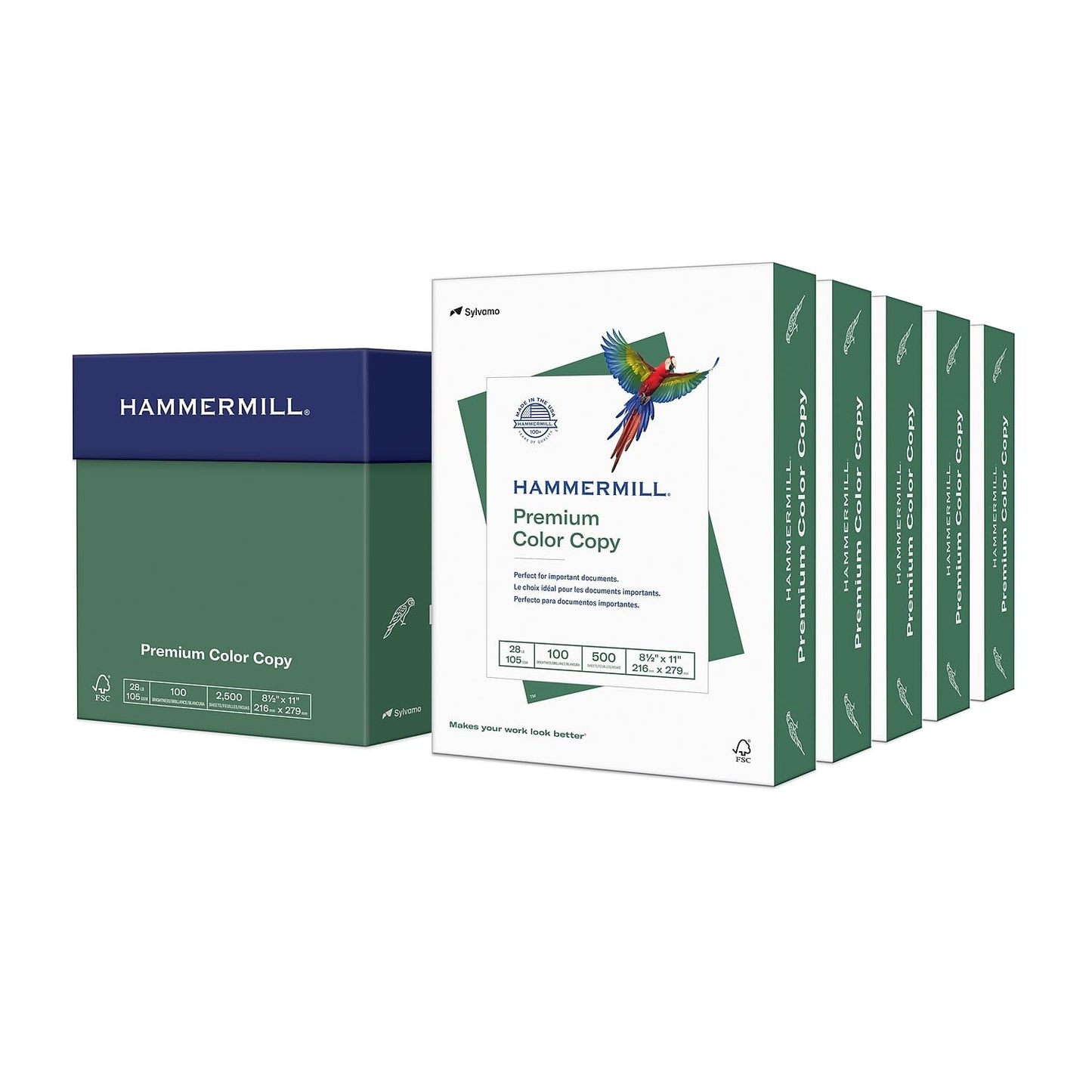 Hammermill Printer Paper, Premium Color 28 lb Copy Paper, Made in the USA