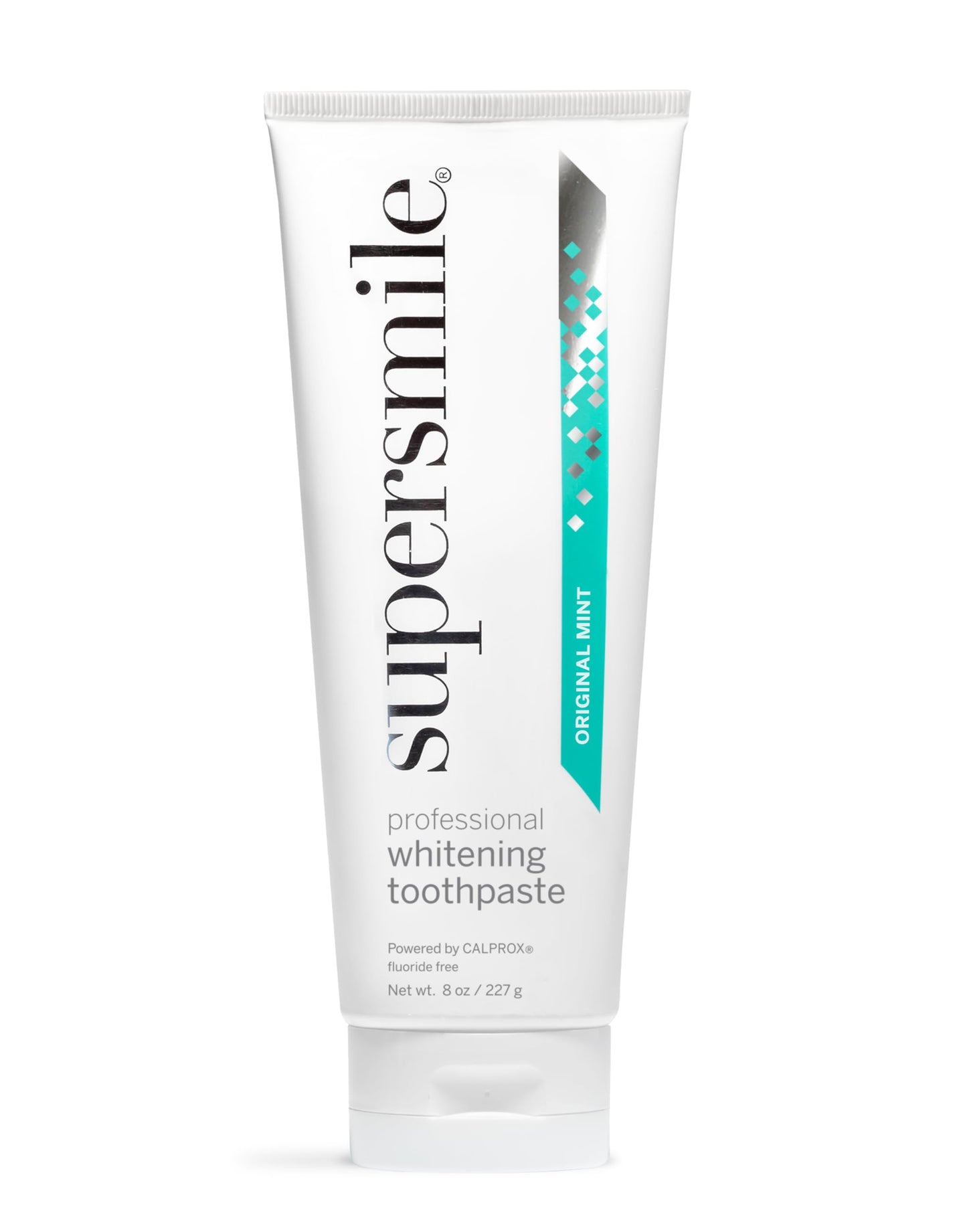 Supersmile Original Mint Fluoride-Free – Whitening Toothpaste for Visibly Brighter Teeth – Whitens Up to 6 Shades, 8 oz