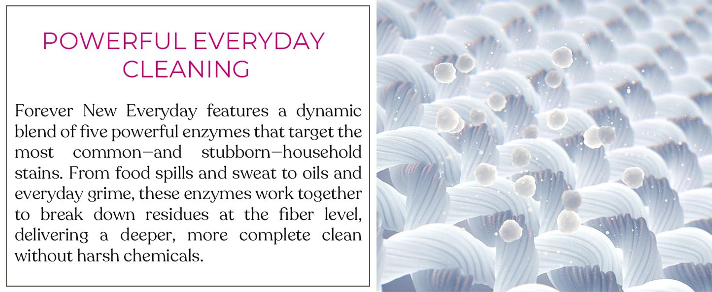 Everyday Baby Liquid Laundry Detergent | Soft Bloom Scent| Hypoallergenic | Gentle on baby's sensitive skin | Enzymed-Based | Odor Control | 60 fl oz