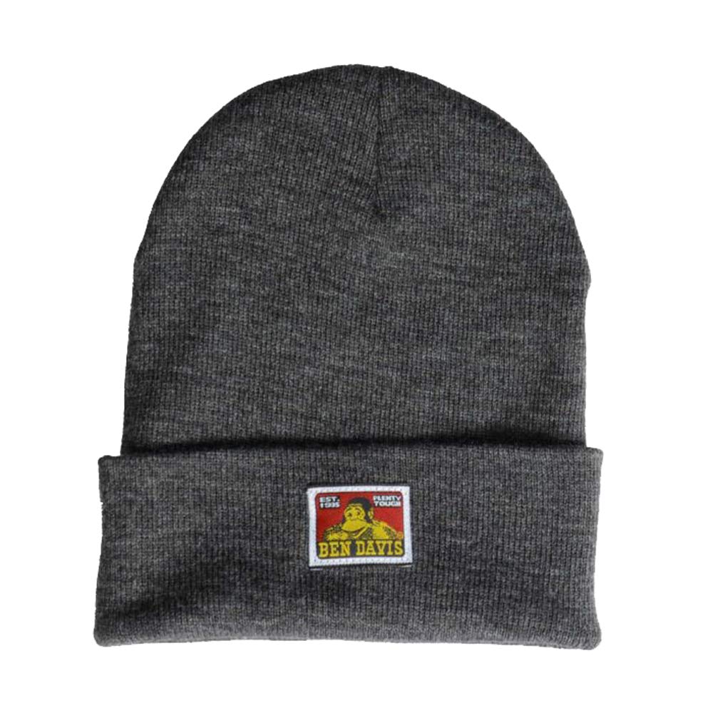 BEN DAVIS Made in USA Beanie, Charcoal Heather, One Size