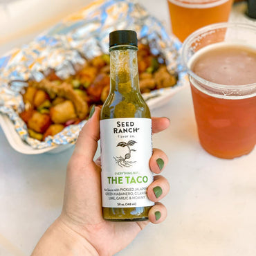 Seed Ranch Green Sauce Variety Bundle, 3 Pack - Thai Green, Hot Thai Green, Everything But The Taco - Ranging from Mild to Hot Heat, Organic Gourmet Hot Sauces, Vegan, Non-GMO, Gluten-Free