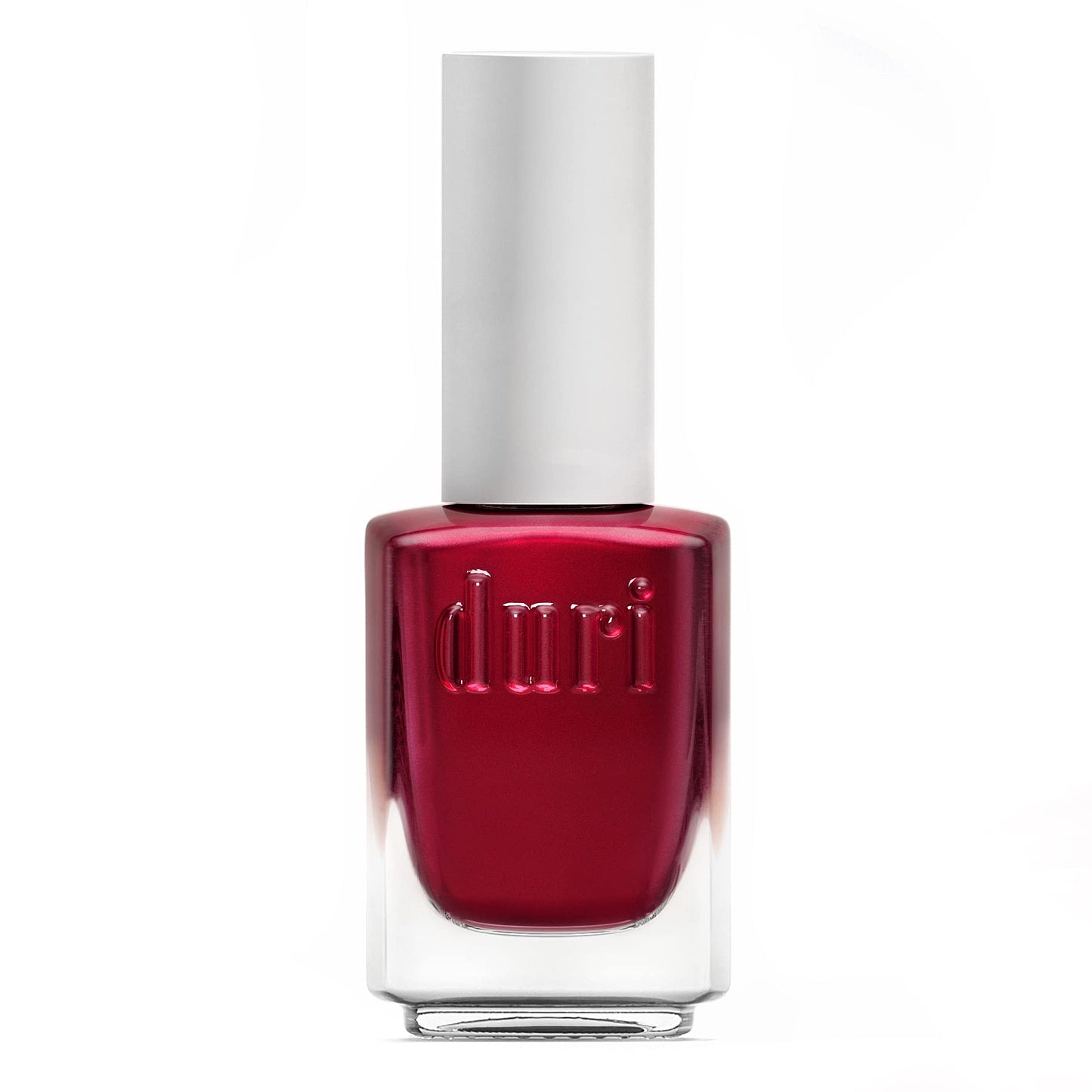 duri Nail Polish, 350 Passion, Deep Red Metallic Shimmer, Full Coverage, Quick Drying, Lasting, 0.45 Fl Oz