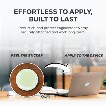 Pack of 6 EMF Stickers for Cell Phone- 5G Ready Harmonizer Stickers Proudly Made in USA for Cell Phones, Laptops or Tablets- EMF mega Shield for All Electronic Devices