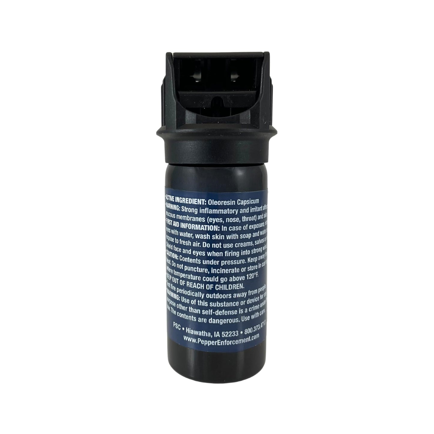 Pepper Enforcement Splatter Stream Pepper Spray, 2 oz. Flip Top - Maximum Strength 10% OC Formula - Emergency Self Defense Personal Protection & Safety (1-Pack Stream Pepper Spray)
