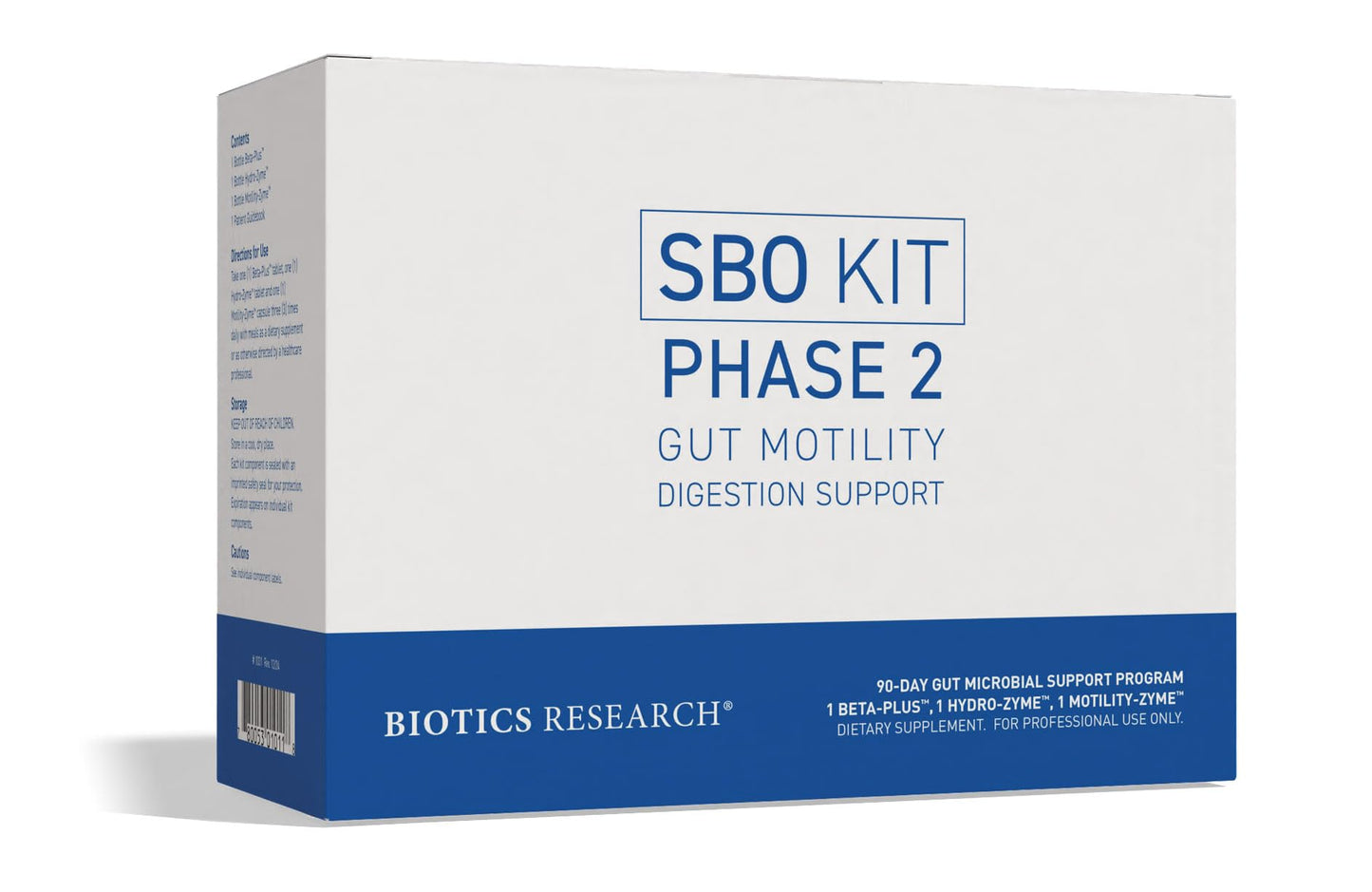 SBO Kit Phase 2 – 3-Month Supply Kit, Optimizes Digestive Function, Promotes Health Gut Secretions, Sustains Small Intestine Bacterial Health, Microbial Balance, Promotes Gut Motility