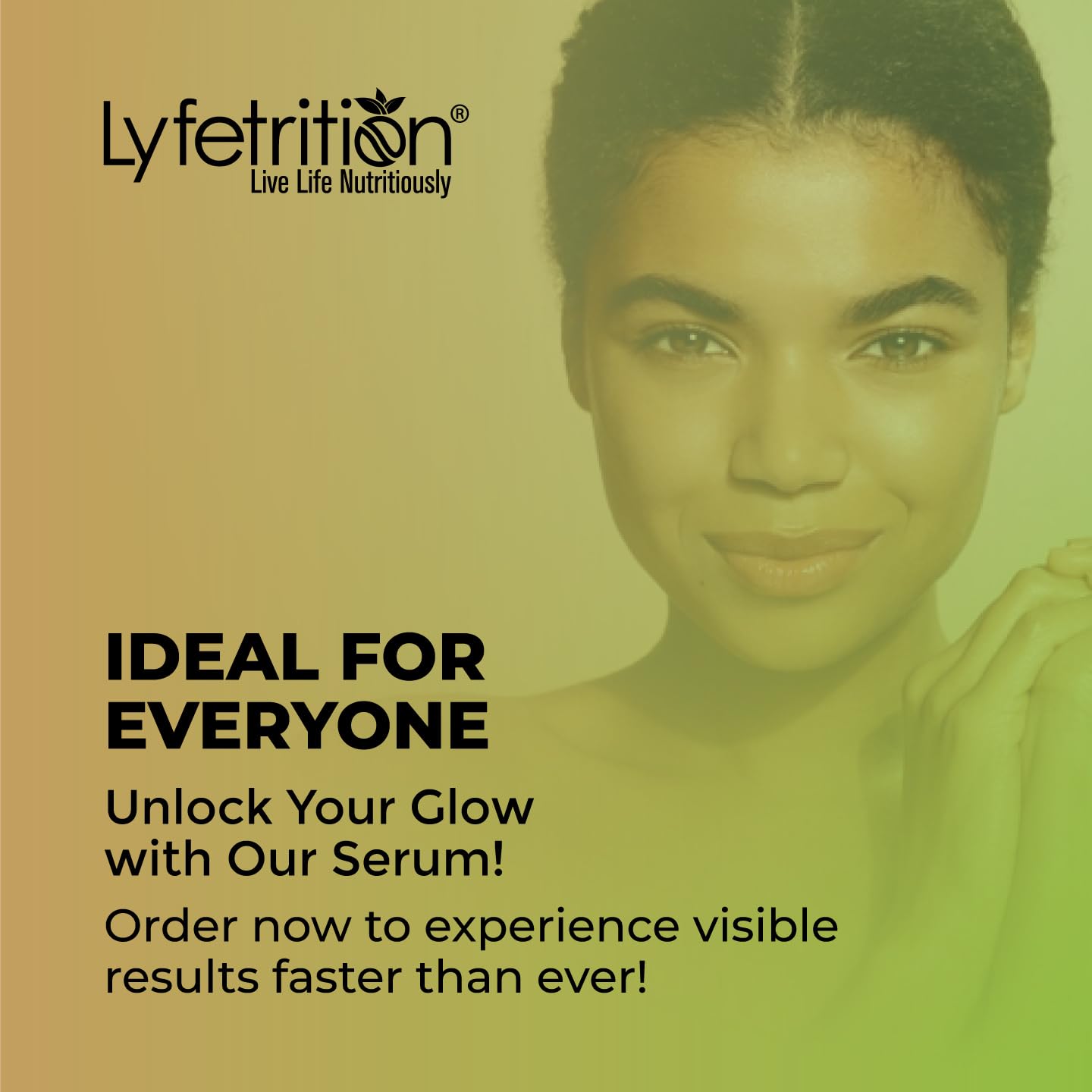 Lyfetrition Glycolic Acid/AHA 30% Renewal Serum, infused with Vitamins C & E for Skin Brightening, Exfoliating Serum Works for Dark Spots, Acne, and Reduces Fine Lines & Wrinkles - (12 Fl Oz)