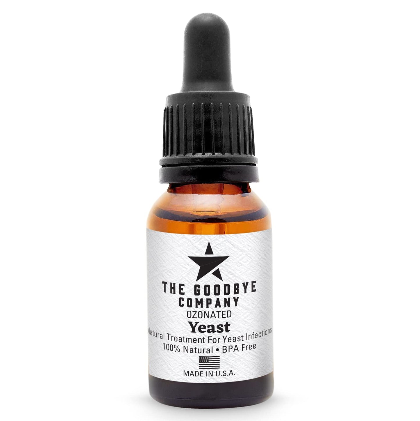 The Goodbye Company Ozonated Yeast Essential Oil Serum - USDA Certified Organic Glass Bottle‚ Made in USA (30 mL)