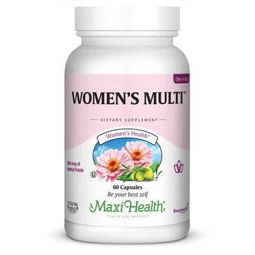 Womens Multivitamin – Essential Multivitamin for Women Supplement with Vitamins A B C D E Calcium Zinc Biotin & More – Daily Multi Vitamins and Multiminerals for Gut Support - Kosher (60 Capsules)